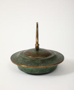 Carl Sorensen Carl Sorensen Bronze Bowl With Lid 1960s Modern - 3622424