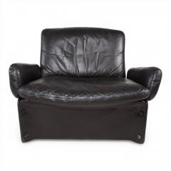 Carl Straub Carl Straub Leather Lounge Chair 1970 - 4749772