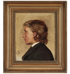 Carl Thomsen Carl Thomsen c1875 dated portrait young man - 3450718