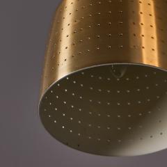 Carl Thore 1950s Carl Thore Perforated Brassed Metal Pendant - 4381924