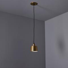 Carl Thore 1950s Carl Thore Perforated Brassed Metal Pendant - 4381929