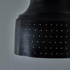 Carl Thore 1960s Carl Thore Perforated Black and Brass Wall Lamp - 4000900
