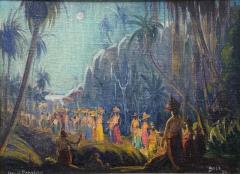 Carl W Brandien Procession in Bali by Carl Brandien American 1886 1965  - 4168387