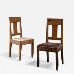 Carl Westman Pair of Carl Westman oak chairs - 4214321