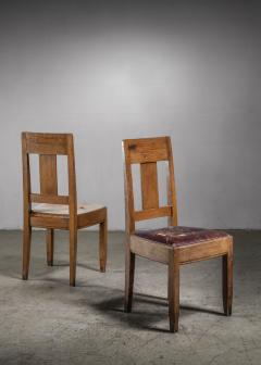 Carl Westman Pair of Carl Westman oak chairs - 4739311