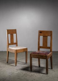 Carl Westman Pair of Carl Westman oak chairs - 4739312