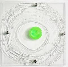 Carla Goldberg Carla Goldberg Glitter Green Cast and Poured Resin 2021 - 2944057