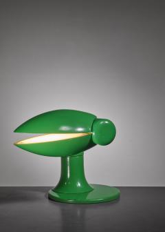 Carla Venosta Carla Venosta green Quebec table lamp Italy 1970s - 952652