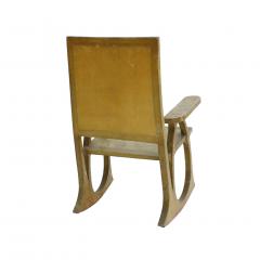 Carlo Bugatti Carlo Bugatti Parchment Paper And Wood Sculptural Chair Italy 30s - 1796681