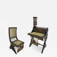 Carlo Bugatti Rare Desk and Chair by Carlo Bugatti - 434422