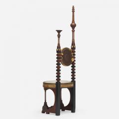 Carlo Bugatti Rare Mosque chair by Carlo Bugatti - 1397665