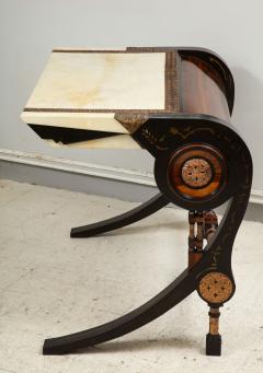 Carlo Bugatti Style Writing Desk with Chair - 1044212