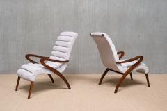 Carlo Enrico Rava Exceptional Pair of Carlo Enrico Rava Attributed Armchairs Italy 1940s - 4111176