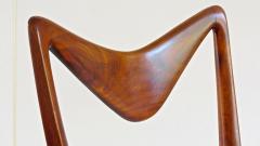 Carlo Enrico Rava Set of Seven Walnut Dining Room Chairs by Arch Carlo Enrico Rava Milano 1940 - 1713317