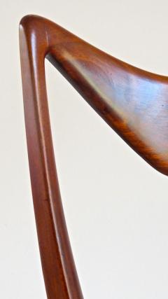 Carlo Enrico Rava Set of Seven Walnut Dining Room Chairs by Arch Carlo Enrico Rava Milano 1940 - 1713327