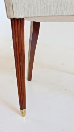 Carlo Enrico Rava Set of Seven Walnut Dining Room Chairs by Arch Carlo Enrico Rava Milano 1940 - 1713330