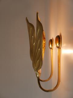 Carlo Giorgi Set of Two Brass Leaf Wall Lamps or Sconces by Carlo Giorgi for Bottega Gadda - 1801531