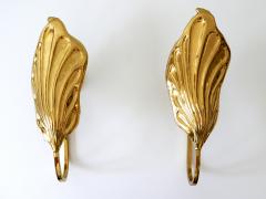 Carlo Giorgi Set of Two Brass Leaf Wall Lamps or Sconces by Carlo Giorgi for Bottega Gadda - 1801539