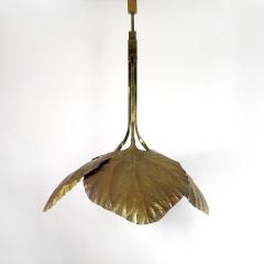 Carlo Giorgi chic brass rhubarb leaves lamp - 2371936