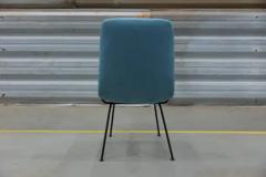 Carlo Hauner Brazilian Modern Chairs in Metal and Fabric by Carlo Hauner 1950s Brazil - 3357472