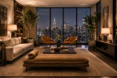 Carlo Hauner Brazilian Modern Concha Armchairs in Iron Burnt Caramel Mohair Carlo Hauner - 4597055