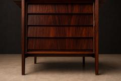 Carlo Hauner Brazilian Modern Dresser with Stool in Rosewood Carlo Hauner for Forma - 4594178