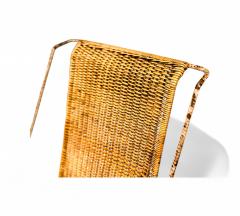 Carlo Hauner Brazilian Modern Pair of Armchairs Cane Iron Carlo Hauner 1950s - 4431834