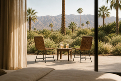 Carlo Hauner Brazilian Modern Pair of Chairs in Iron Wicker by Carlo Hauner Brazil 1950s - 4715707