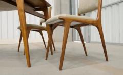 Carlo Hauner Brazilian Modern Set of Four Chairs in Caviuna Wood by Carlo Hauner Brazil - 3488612