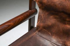 Carlo Hauner Carlo Hauner PL 22 Armchair in Jacaranda for Oca 1960s - 1382543