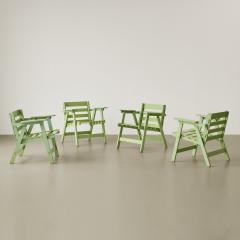 Carlo Hauner Carlo Hauner set of four California armchairs circa 1968 - 4203634