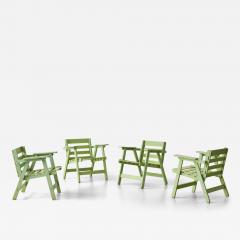 Carlo Hauner Carlo Hauner set of four California armchairs circa 1968 - 4203782