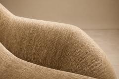 Carlo Hauner Concha Loveseat in Metal Brass Toned Fabric by Carlo Hauner 1955 - 4659758