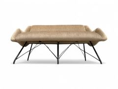 Carlo Hauner Concha Loveseat in Metal Fabric Carlo Hauner 1955 Lot 42A - 4107552