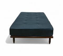 Carlo Hauner Daybed in Rosewood and Black Leather Carlo Hauner 1950s Lot 370A - 4374748