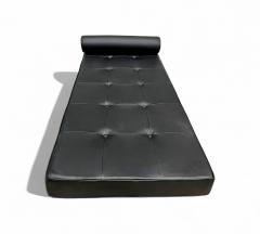 Carlo Hauner Daybed in Rosewood and Black Leather Carlo Hauner 1950s Lot 370A - 4374753