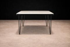 Carlo Hauner Dining Table in Hardwood and Iron att to Carlo Hauner 1950s - 4547146