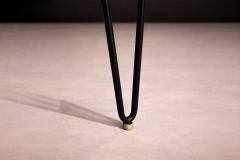 Carlo Hauner Dining Table in Hardwood and Iron att to Carlo Hauner 1950s - 4547148