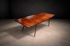 Carlo Hauner Extendable Dining Table in Rosewood Carlo Hauner 1950s - 4548664