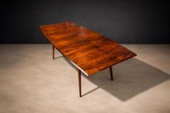 Carlo Hauner Extendable Dining Table in Rosewood Carlo Hauner 1950s - 4548671