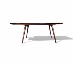 Carlo Hauner Extendable Dining Table in Rosewood Carlo Hauner 1950s Lot 444 - 4335679