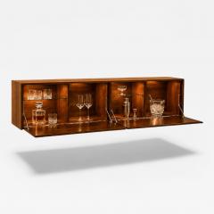 Carlo Hauner Floating Bar Sideboard in Hardwood by Carlo Hauner 1950s Lot 169A - 4627631