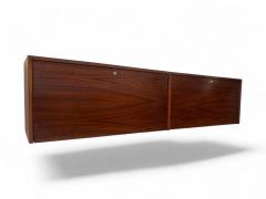 Carlo Hauner Floating Sideboard Bar in Rosewood Brass keys Carlo Hauner 1950s Lot 169A - 4175295