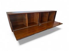 Carlo Hauner Floating Sideboard Bar in Rosewood Brass keys Carlo Hauner 1950s Lot 169A - 4175297