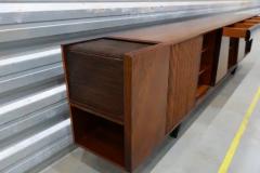 Carlo Hauner Mid Century Modern 11 5 Credenza in Hardwood Carlo Hauner Martin Eisler - 3488538