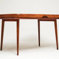 Carlo Hauner Mid Century Modern Dining Table in Caviuna Hardwood by Carlo Hauner 1950s Brazil - 3183561