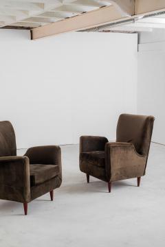 Carlo Hauner Mid Century Modern Pair of Armchairs by Carlo Hauner 1960s - 4341947