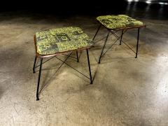Carlo Hauner Pair of Brazilian Modern Stools Attributed to Carlo Hauner Lot 832 - 4473529