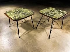 Carlo Hauner Pair of Brazilian Modern Stools Attributed to Carlo Hauner Lot 832 - 4473530