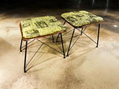 Carlo Hauner Pair of Brazilian Modern Stools Attributed to Carlo Hauner Lot 832 - 4473533
